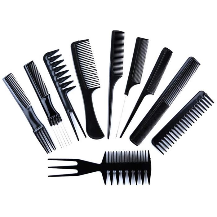 10PCS Set sikat sikat Rambut Profesional