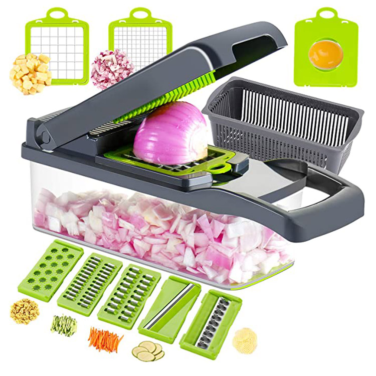 12 In 1 Multifungsi Basket Slicer Vegetable Chopper