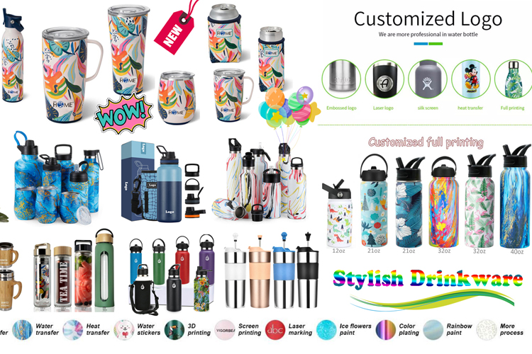 Koleksi Drinkware - Botol banyu -Customized