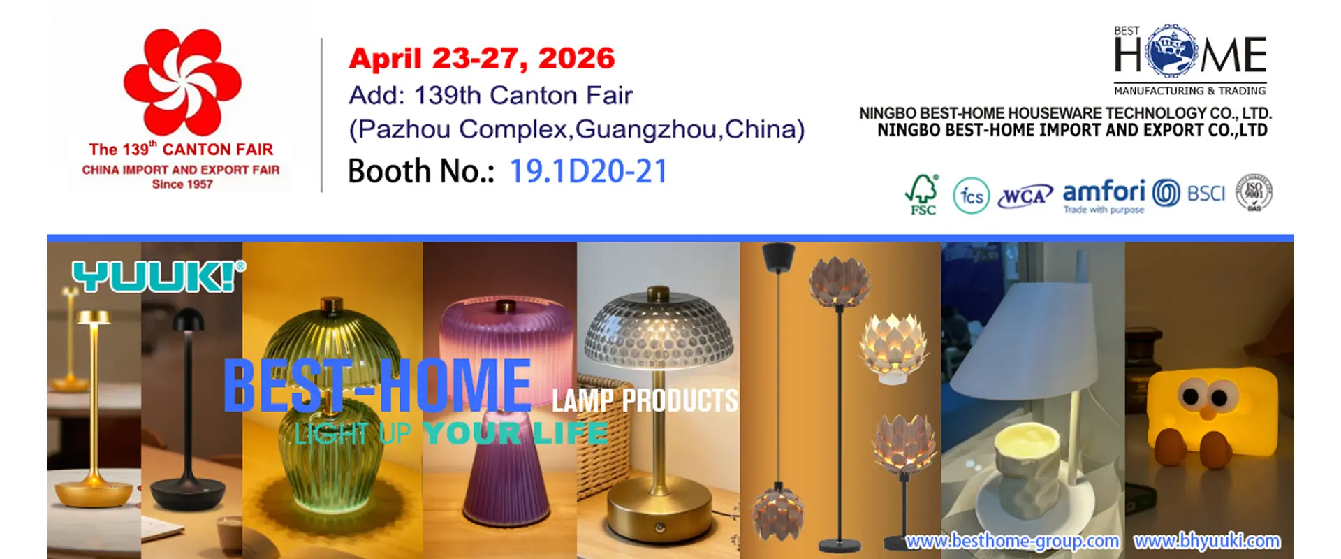Canton Fair - Lampu Meja