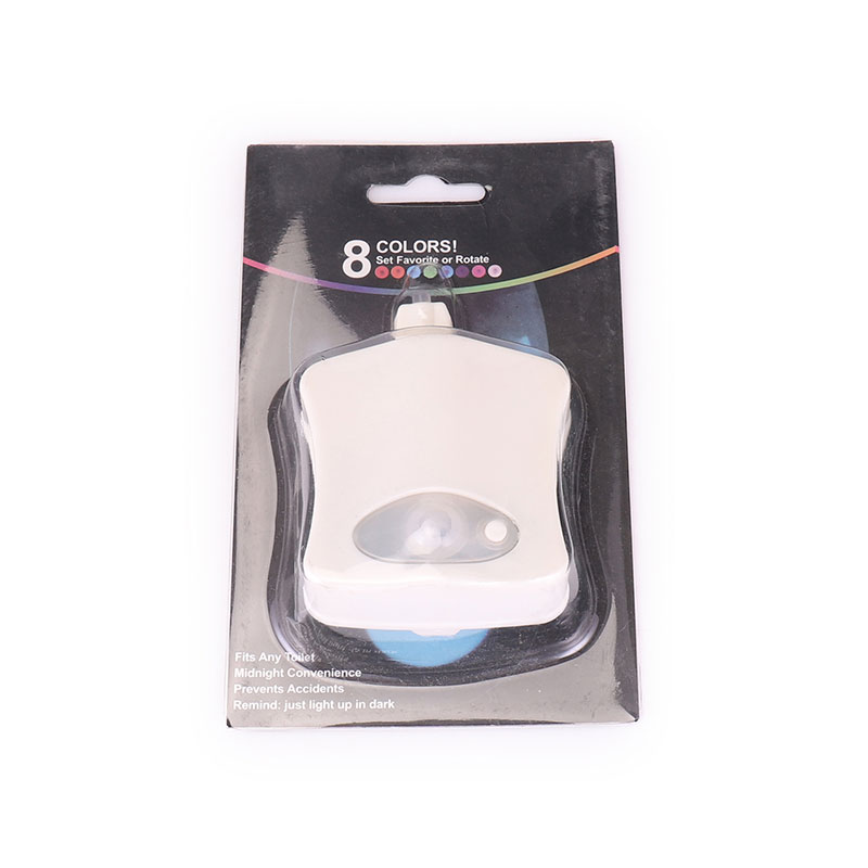 8 Werna Bowl Lampu Toilet Led Cetak