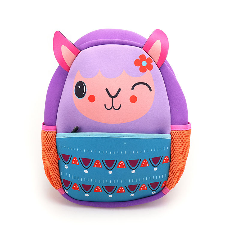 Alpaca Neoprene Backpack Kanggo Bocah-bocah