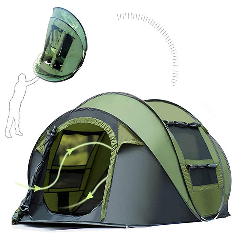 Otomatis Pop Up Outdoor Beach Camping Tarub