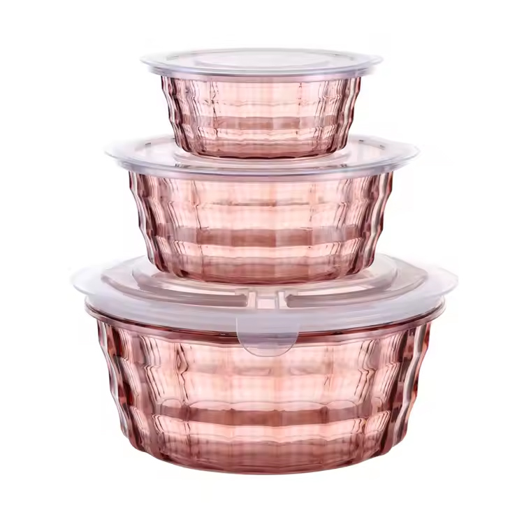 Nesting 3 BPA Gratis 3 Piece Potongan kontaner