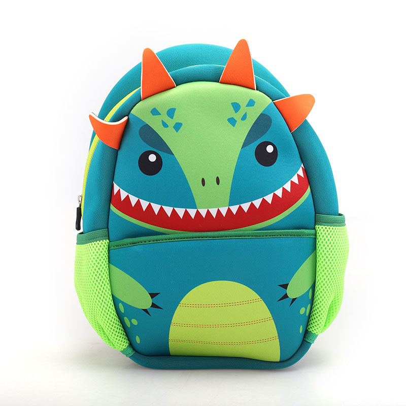 Dino neoprene Backpack kanggo Anak