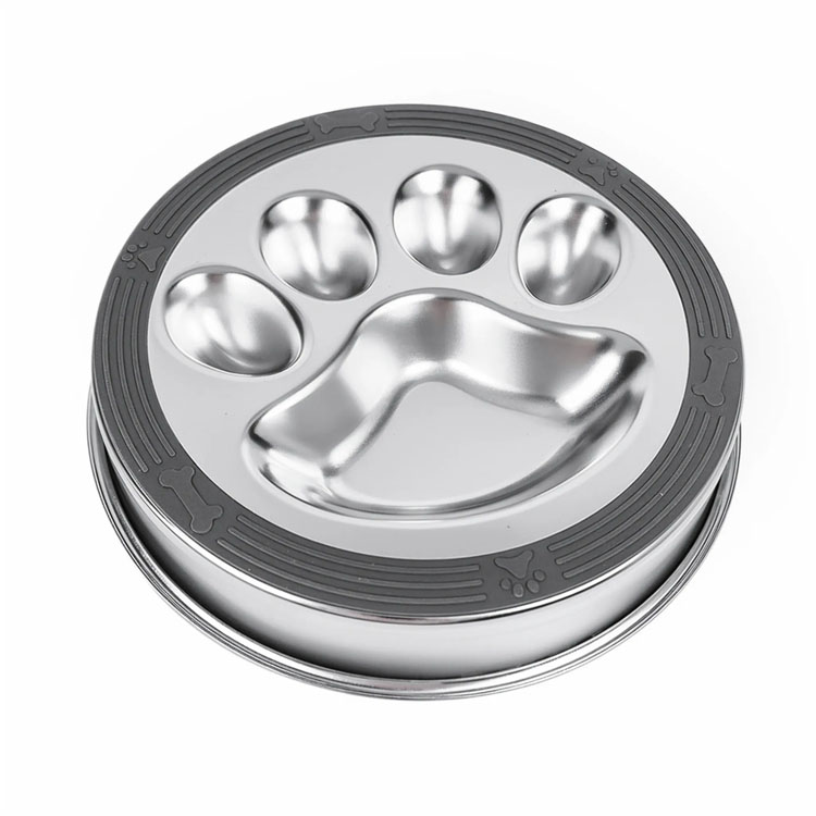 Bowl Dog sing nampilake Makan Mat Silikon Mat sing Ora Slip