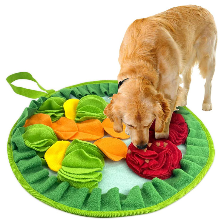 Dog Feeding Pet Snuffle Mat karo Tali Gantung