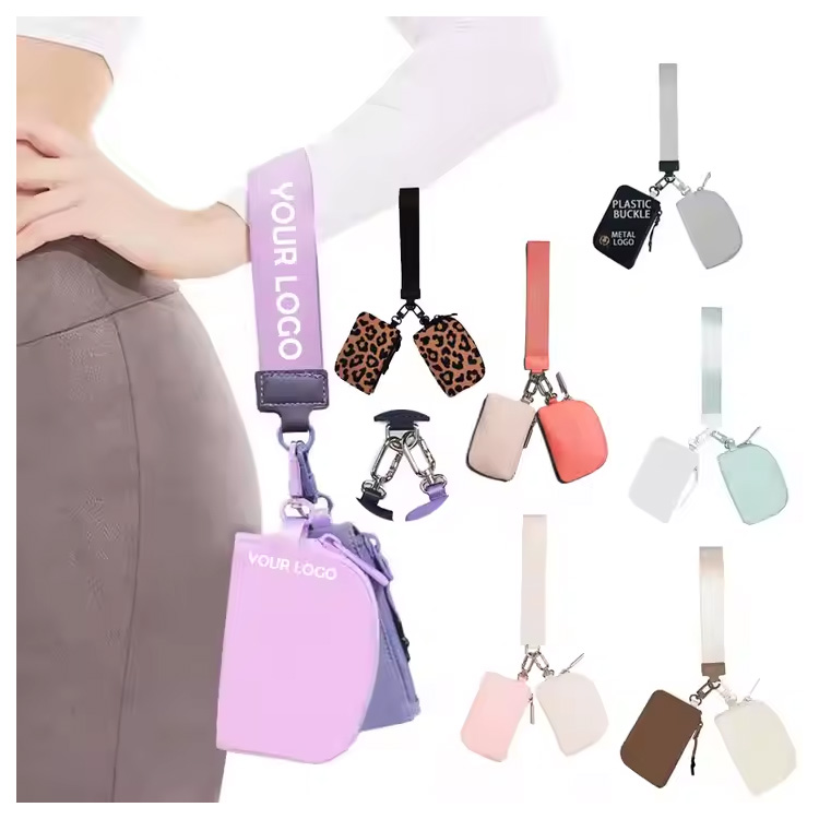 Dual Pouch Dualbag, Wristlet, Dual Pouch, Tas Keychain