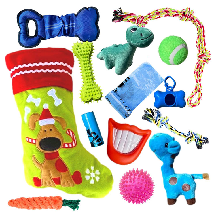 Awet nengsemake Gifts Dog Natal Stocking Toys