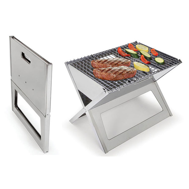 Gampang kanggo nggawa Camping ruangan stainless steel baja stainless steel bbq grill