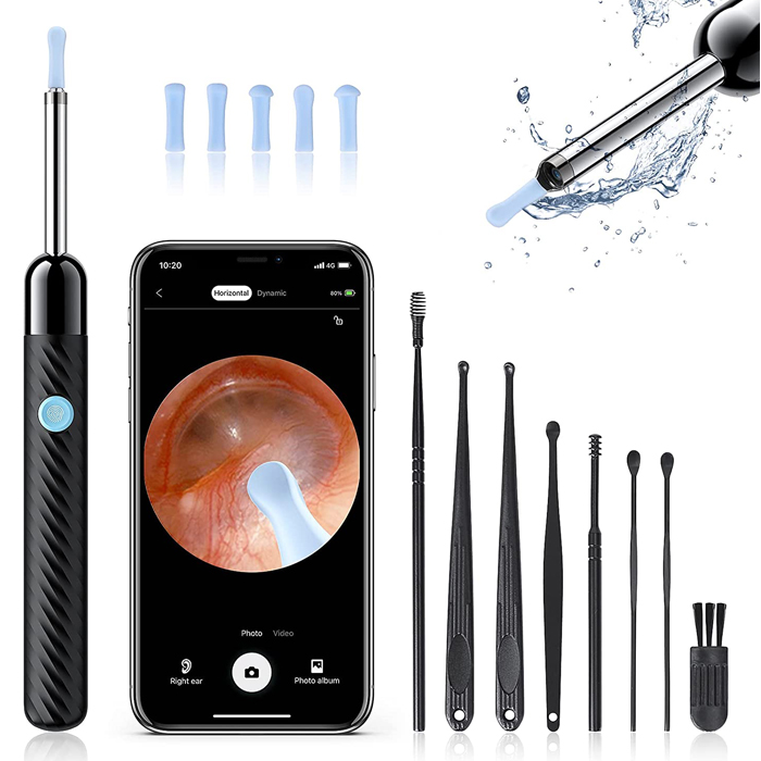 Alat Pick Endoskop WIFI Listrik Earwax Remover