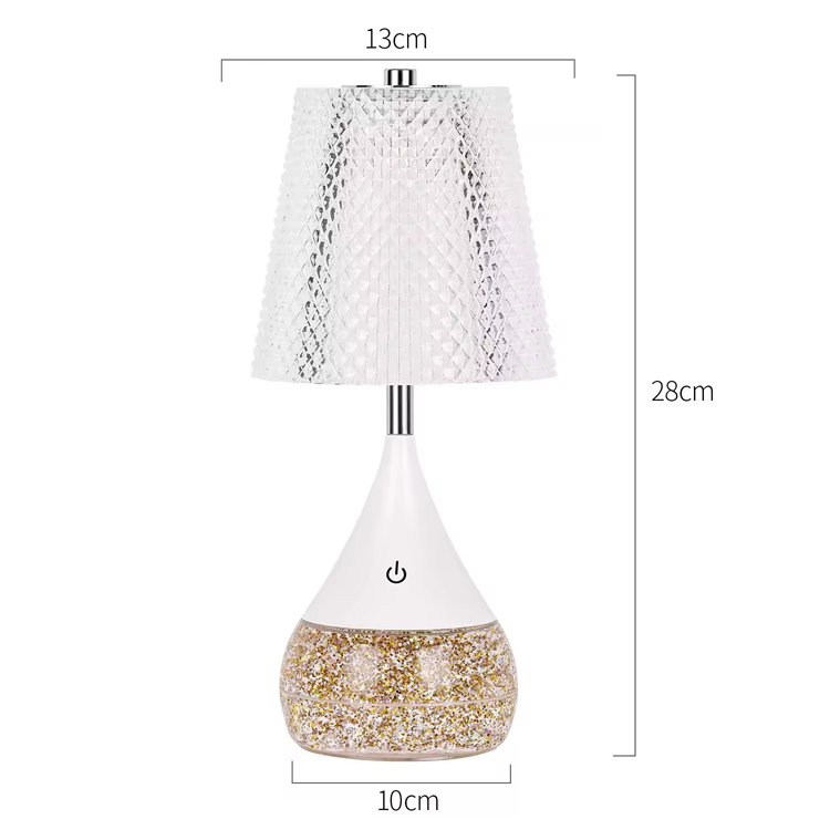 Lampu Meja Kubus Botol RGB Glitter Gaya Kepileh