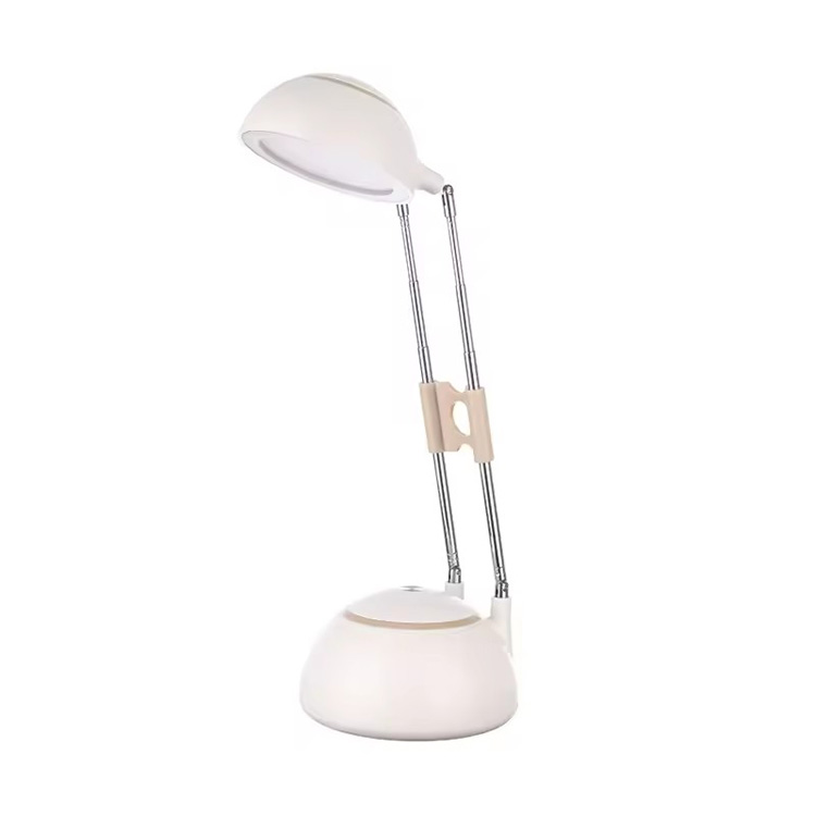 Pabrik Rechargeable Cilik Retractable Desktop Lampu Meja