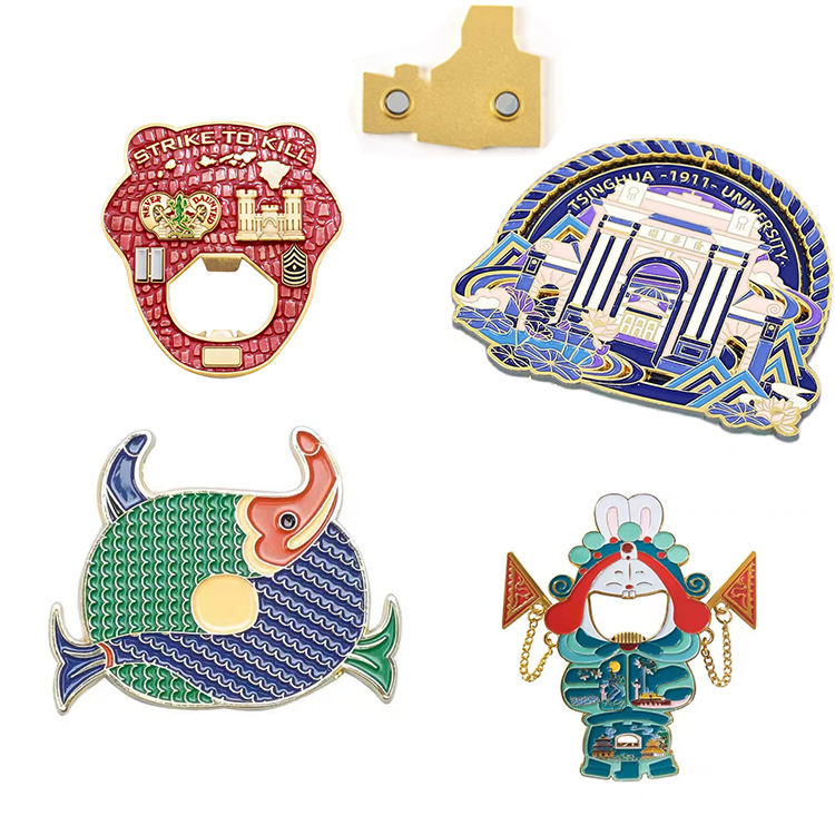 Magnet Kulkas Glitter Logam Magnet Magnet Magnet Promosi Promosi