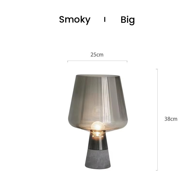 Lampu Meja Jamur Smoky Industri Semen laris