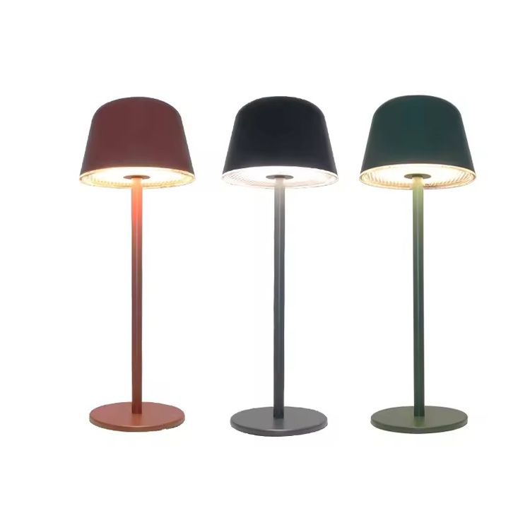 Baterei Modern Ngarep Dimmable Bedside Tutul Tabel Lamp