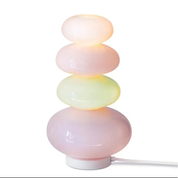 Modern Fashion Candy Iridescent Macaron Colorful Meja Lamp