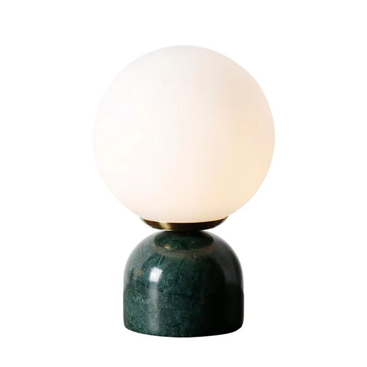 Modern Marble Base Bedside Mini Kaca Smart Table Lamp