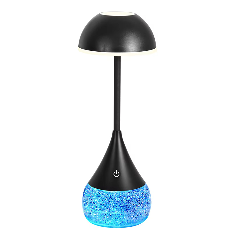 Lampu Meja Cairan Warna Tutul Modern Desain Anyar