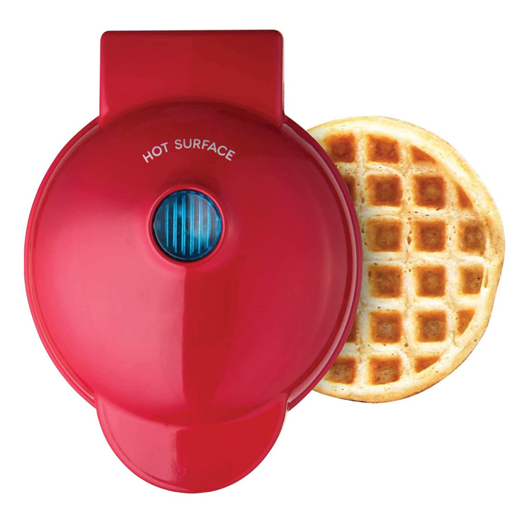 Non-Stick Gampang kanggo ngresiki Stainless Steel Mini Waffle Maker