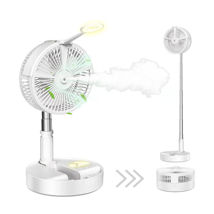 Portable Teleskopik Oscillating Tower Rechargeable Fan