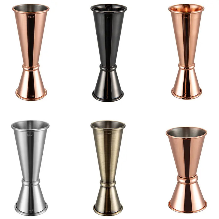 Perak Tembaga Premium 2CL / 4CL Jietless Steel Jigger Jigger