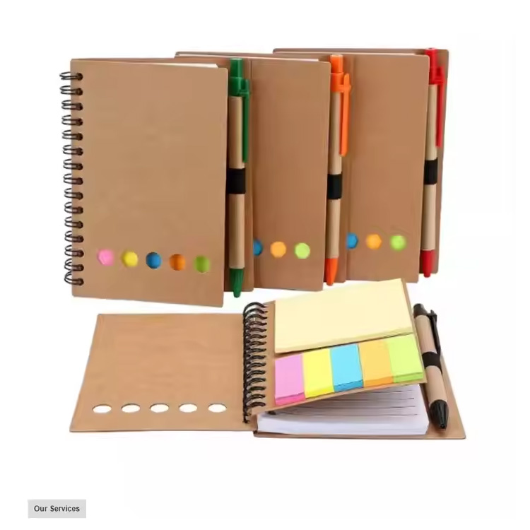 Notebook spirasi desain spiral khusus karo pena