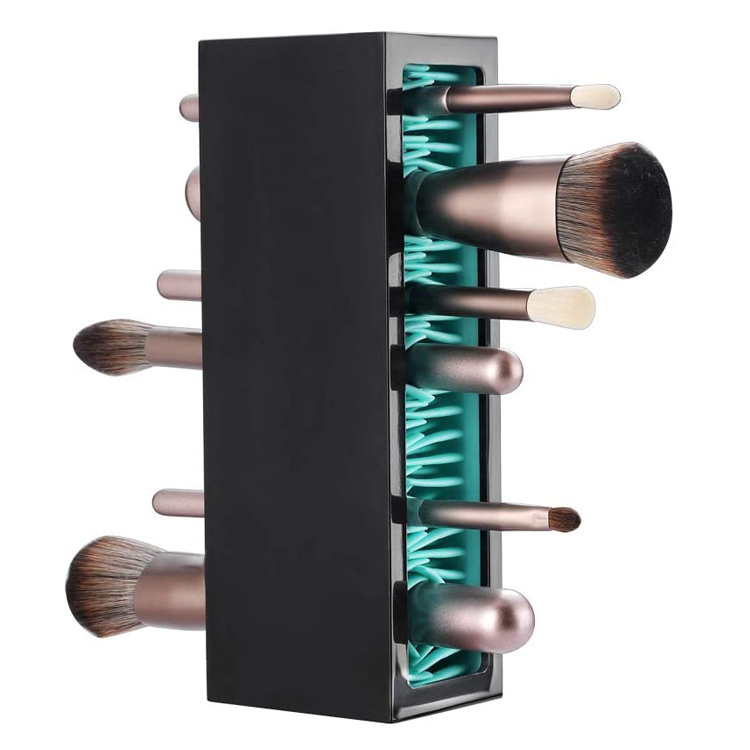 Silicone Drying Rack Makeup Brush Holder Organizer