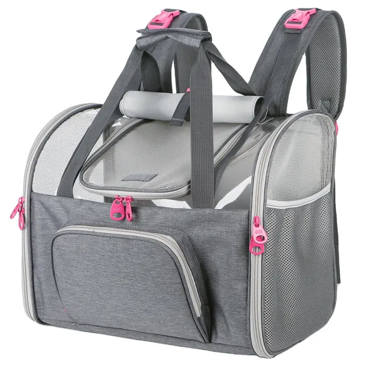 Kewan cilik operator asu metu pembuka backpack pet operator