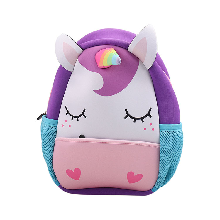 Unicorn Neoprene Backpack Kanggo Bocah-bocah