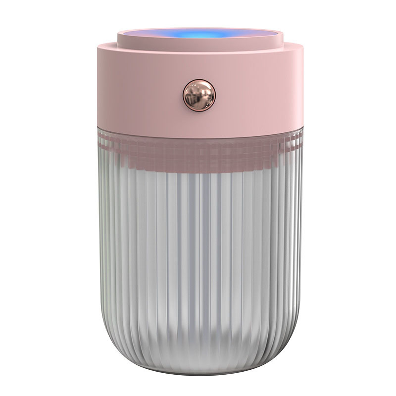 USB Mini Air Humidifier Kanthi Lampu Warna-warni