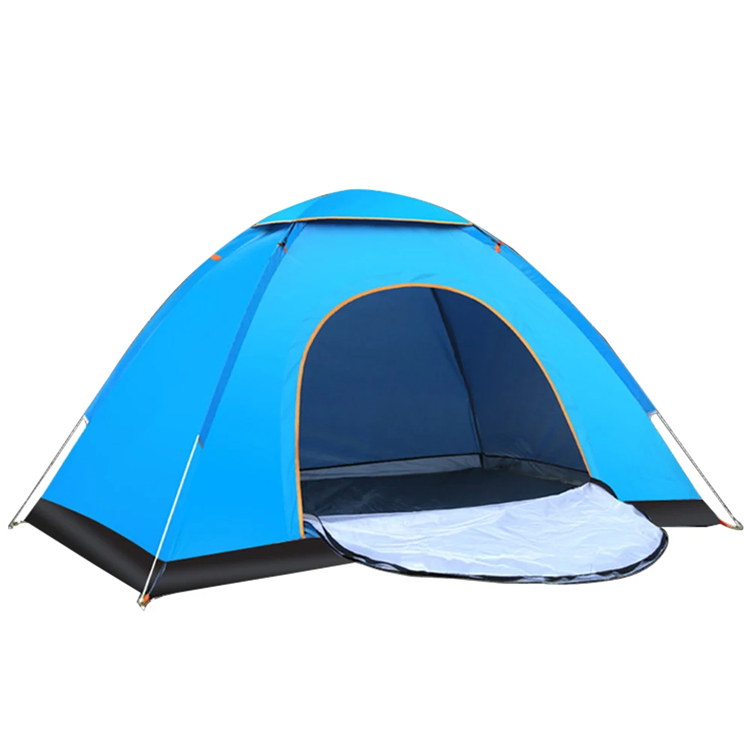 Waterproof Instant-Set tenda pop-up otomatis kanggo 3-4 wong